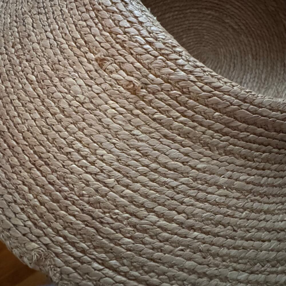 Helen Kaminski Cori Wide Brim Hat Nougat/Cream Raffia Sun Summer - Picture 13 of 16